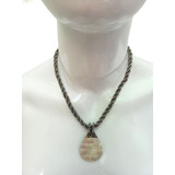 Colar Micangas Com Placa