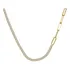 Colar Minimalista Riviera Com Elos Banho Ouro 18k Prata 925