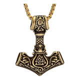 Colar Mjolnir Martelo Viking