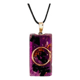 Colar Orgonite Ametista Turmalina