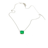 Colar Ouro 18k Esmeralda