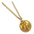 Colar Oxum Pingente Medalha Orixá  Banhado A Ouro 18k 