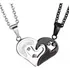 Colar Para Casal, Pingente Puzzle Heart Charm Friendship Com