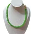 Colar Pedra Natural Jade Verde Maçã Tina Kari Joias