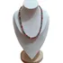 Colar Pedra Natural Preciosa Turmalina Melancia B/ouro 18k