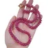 Colar Pedra Preciosa Turmalina Rosa F/banho A Ouro 18k
