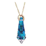 Colar Pendulo Gota Cristal