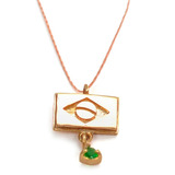 Colar Pingente Banhado Ouro