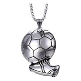 Colar Pingente Chuteira Bola