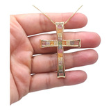Colar Pingente Cruz Crucifixo