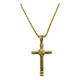 Colar Pingente Cruz Crucifixo