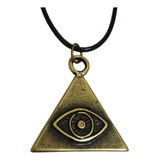 Colar Pingente Iluminati Olho