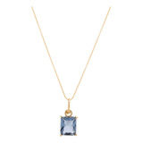 Colar Pingente Pedra Zirconia