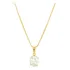 Colar Pingente Pingo De Luz Pedra Zircônia Banhado Ouro 18k