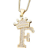 Colar Pingente Strass Brilhante