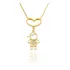  Colar Pingentes Filho Menino Banhado A Ouro 18k
