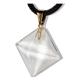 Colar Piramide Pedra Cristal