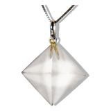Colar Piramide Pedra Cristal