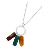 Colar Prata 925 Pedras