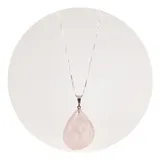 Colar Prata 925 Quartzo