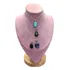 Colar Prata925 Com Pingente De Pedra Natural (vários Modelo)