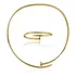 Colar Prego + Bracelete Folheado Ouro Amarelo Just Un Clou