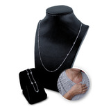 Colar Pulseira Prata 925