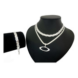 Colar Pulseira Trancada 3