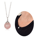 Colar Quartzo Rosa Em