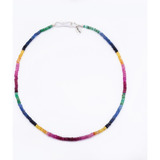 Colar Rainbow Pedras Gemas