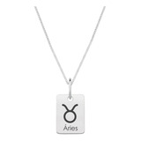 Colar Retangular 15x19mm Em