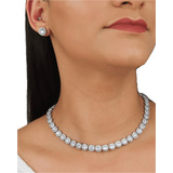 Colar Riviera Zirconias Redondas