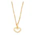 Colar Rommanel Banhado Ouro Pingente Mini Coração 542262 Cor Dourado