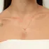Colar Semijoia Com Pingente Infinito Cravejado Com Zirconias