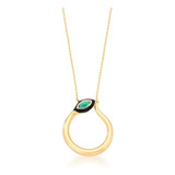 Colar Serpente Semijoia Ouro