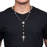 Colar Terco Crucifixo Rosario