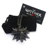 Colar The Witcher 3 Wild Hunt Geralt Rivia Medalhão De Lobo