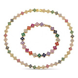 Colar Trevo Pulseira Riviera