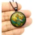 Colar Unissex Cabochão Escaravelho Egípcio Sagrado Deus Sol