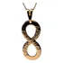 Colar Veneziana Com Pingente De Infinito Banhado A Ouro 18k