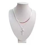 Colar Veneziana Fe Cravejado