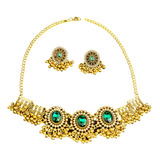 Colar Vintage Brinco Conjunto