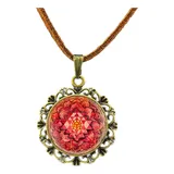 Colar Vintage Cabochao Mandala