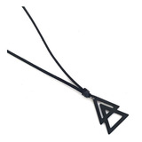 Colares Masculinos Tribal Martelo Thor Triangulo Varios Modelos Couro Cordão Asa Clave Do Sol Pai Nosso Cruz Escudo Fé
