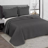 Colcha Bullet Casal Chumbo 220x240 Camesa