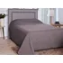 Colcha Cama De Casal Padrão Piquet Cobre Leito 2 M X 2 20 M Cor Café