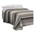 Colcha Cama De Casal Padrão Piquet Cobre Leito 2 M X 2,20 M Cor Listrada Preto