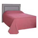 Colcha Cama De Casal Padrão Piquet Cobre Leito 2 M X 2 20 M Cor Vermelho