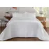 Colcha Cobre Leito Matelado Liso Queen Decorella Cor Branco