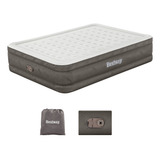 Colchão Inflável Casal Fortech Queen Elétrico 110v 69051 Cor Cinza